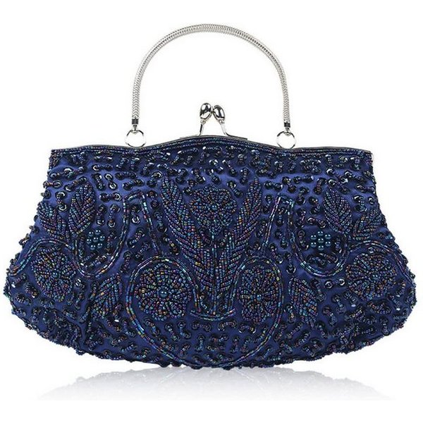 nsihing Abendtasche Damen Handgemachte Perle Handtasche Clutch Elegant Brauttasche, Schultertasche Klein Tasche Kette Umhängetasche Hochzeit Party