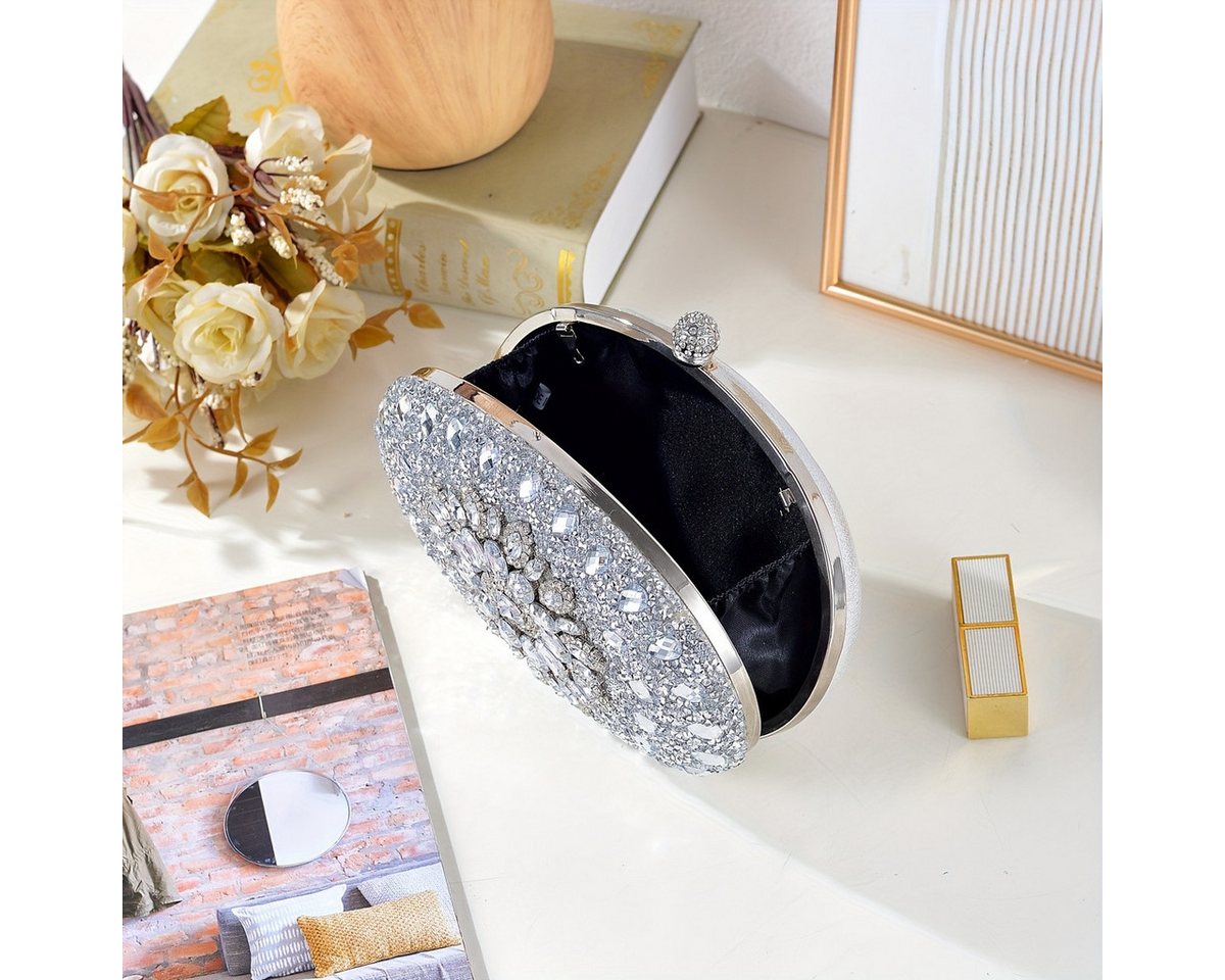 nsihing Abendtasche Sonnenblumen Strass Abendtasche Passend Cheongsam Kleid Abendtasche – Bild 5 von 5