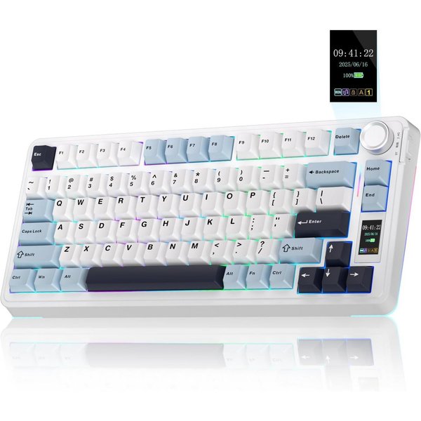 nsihing AULA S75 PRO Mechanische Tastatur, 75%, Hot Swap, Knopf, RGB Gaming-Tastatur