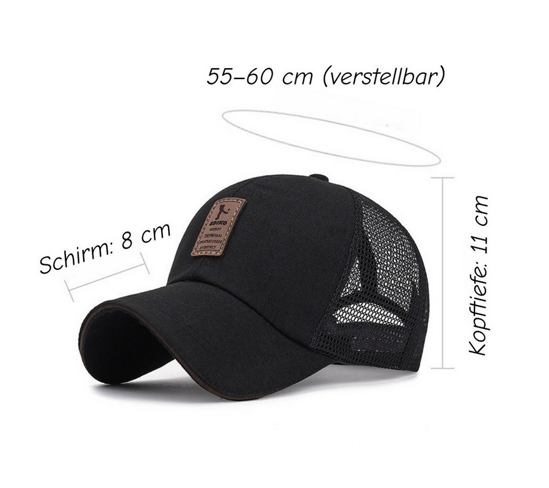 nsihing Baseball Cap Baseball Cap Herren Damen, Wasserdicht Basecap (Atmungsaktivem Sonnenschutz Baseball Kappe) für Outdoor-Aktivitäten, Golf, Tennis – Bild 2 von 5