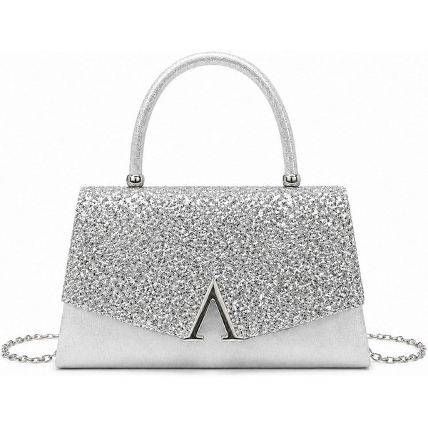 nsihing Clutch Damen Clutch, Glitzer Abendtasche mit Abnehmbarer Kette, Elegante Partytasche für Hochzeit, Ball & Cocktail Veranstaltungen