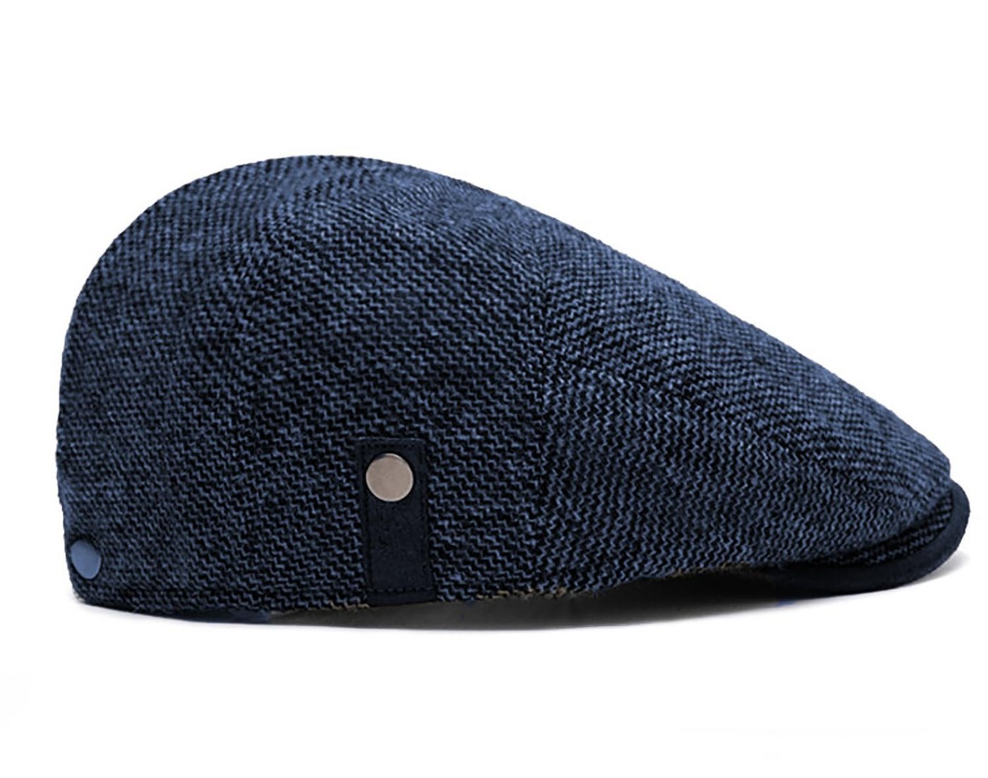 nsihing Flat Cap Schiebermütze Herren Wolle Verstellbare Newsboy Flatcap Barett Klassische Baskenmützen und Schirmmütze im 1920er Gatsby Stil. – Bild 3 von 5
