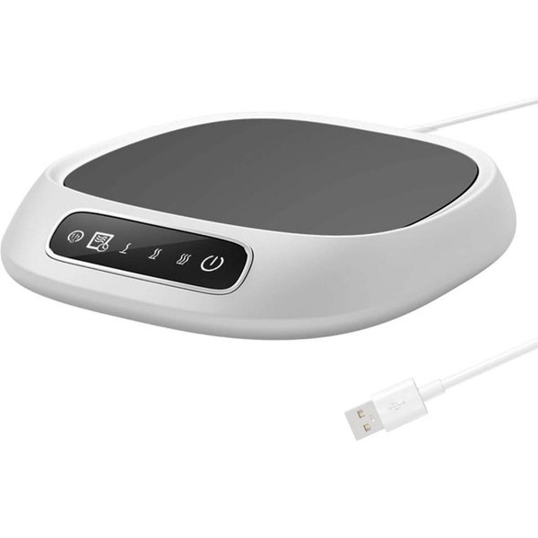 nsihing Getränkeuntersetzer Kaffeetassenwärmer, USB-Heizuntersetzer, 3 Temperatureinstellungen