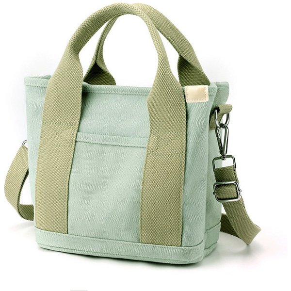 nsihing Handtasche Schultertasche Canvas, Umhängetasche Tote Bag mit Reißverschluss