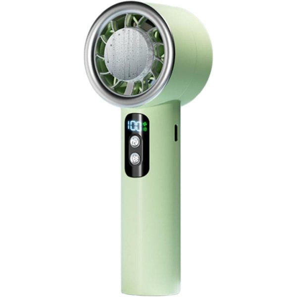 nsihing Handventilator Mini tragbarer Handventilator –Akku 5 Stufen Tischventilator, mit LED-Display, ideal für Reisen, Büro und Wimperntrocknung