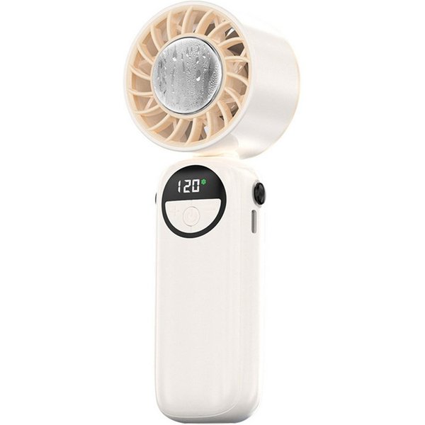 nsihing Handventilator Tragbarer Turbinen Handventilator, Hand/Hals/Klappbar Ventilator, Geeignet für Reise, Outdoor & Büro, Make-up