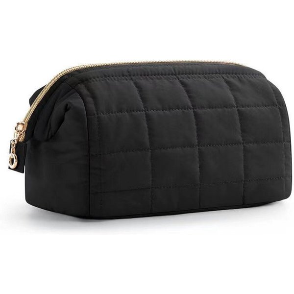 nsihing Kosmetiktasche Tragbare Schminktasche,Weit Öffnende Organizer Make-up-Tasche