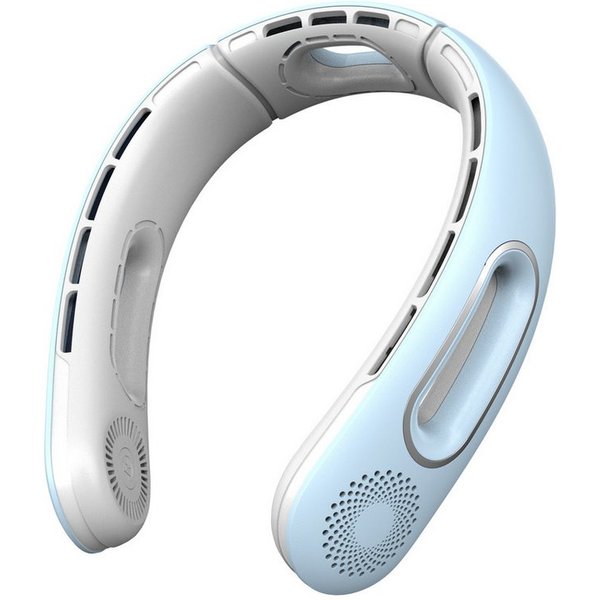 nsihing Mini USB-Ventilator Miniventilator, Nackenventilator, Halsventilator, Körperventilator, 360° Luftstrom, 4 Stufen, leise, 5200 mAh Akku Betrieb