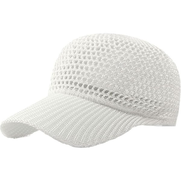 nsihing Sonnenhut Damen-Strick-Mesh-Baseballkappe, Sommer-Sonnenhut verstellbar, geeignet für Outdoor-Reisen und als Sonnenhut