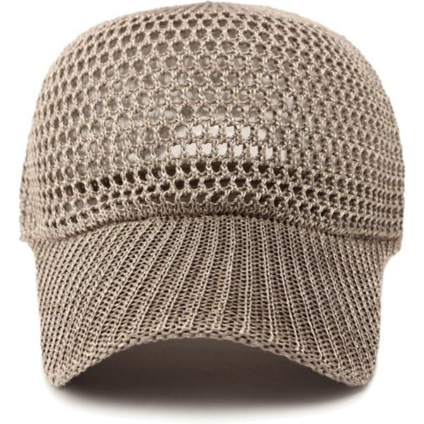nsihing Sonnenhut Damen-Strick-Mesh-Baseballkappe, Sommer-Sonnenhut verstellbar, geeignet für Outdoor-Reisen und als Sonnenhut