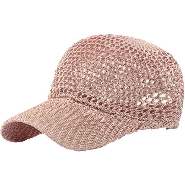 nsihing Sonnenhut Damen-Strick-Mesh-Baseballkappe, Sommer-Sonnenhut verstellbar, geeignet für Outdoor-Reisen und als Sonnenhut