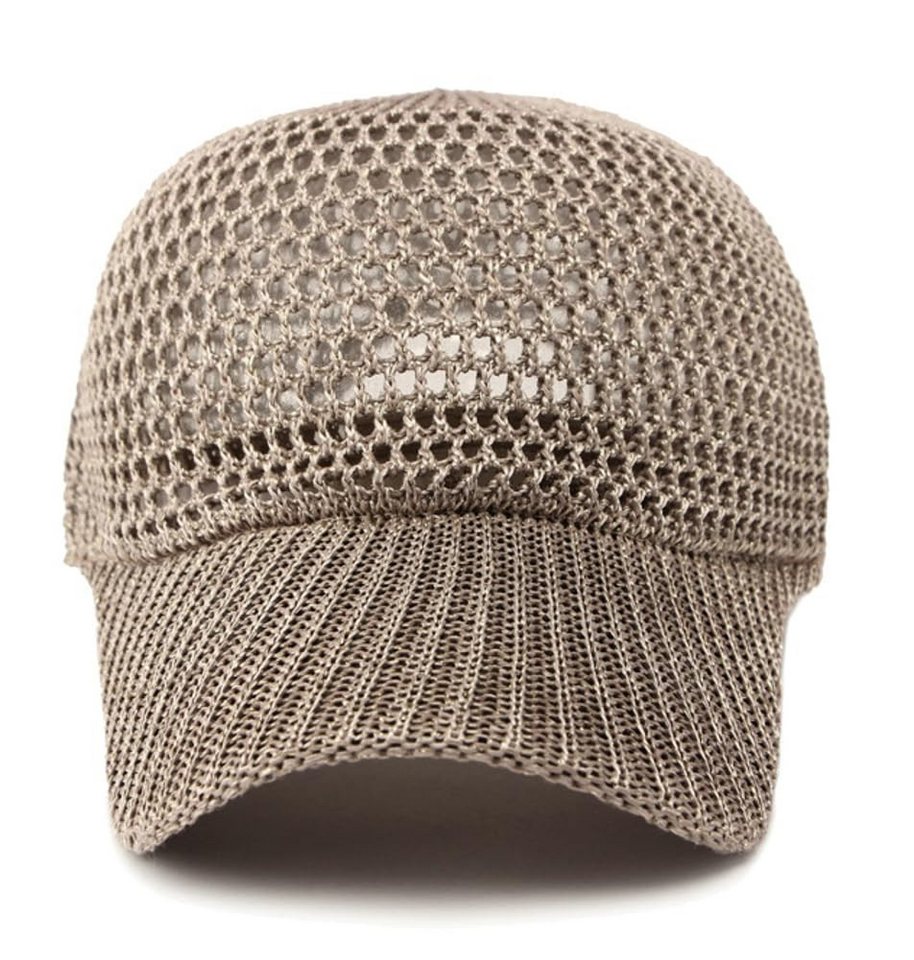 nsihing Sonnenhut Damen-Strick-Mesh-Baseballkappe, Sommer-Sonnenhut verstellbar, geeignet für Outdoor-Reisen und als Sonnenhut – Bild 5 von 5