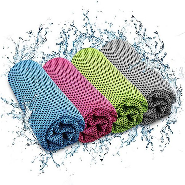 nsihing Sporthandtuch Kühltuch Kühlhandtuch, Sofortige Relief Eiskalt Kühlen Handtuch, (Atmungsaktives Mesh Schweißsaugfähig Cooling Towel Für Sport Fitness Gym