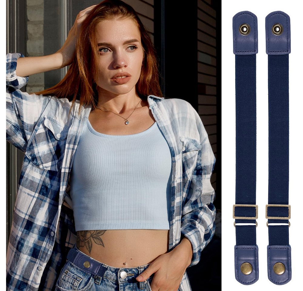 nsihing Stretchgürtel Elastischer Gürtel ohne Schnalle für Damen und Herren,Unsichtbarer verstellbarer Gürtel für Herren,elastischer schnallenloser Gürtel – Bild 5 von 5