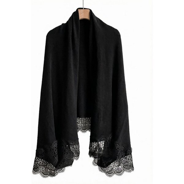 nsihing Strickjacke Große- Elegantes Spitzen-Tuch,für Hochzeiten, Dates und Pendeln