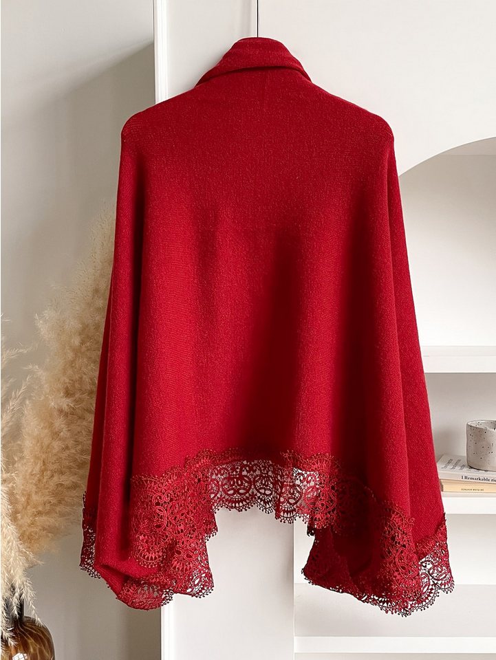 nsihing Strickjacke Große- Elegantes Spitzen-Tuch,für Hochzeiten, Dates und Pendeln – Bild 2 von 4
