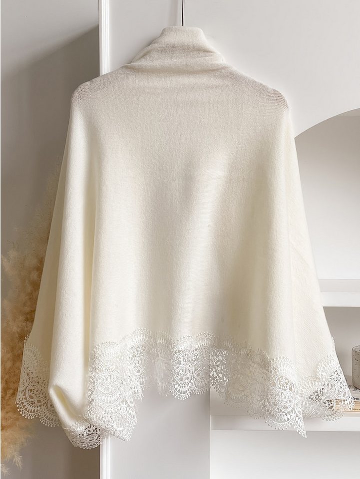 nsihing Strickjacke Große- Elegantes Spitzen-Tuch,für Hochzeiten, Dates und Pendeln – Bild 2 von 5