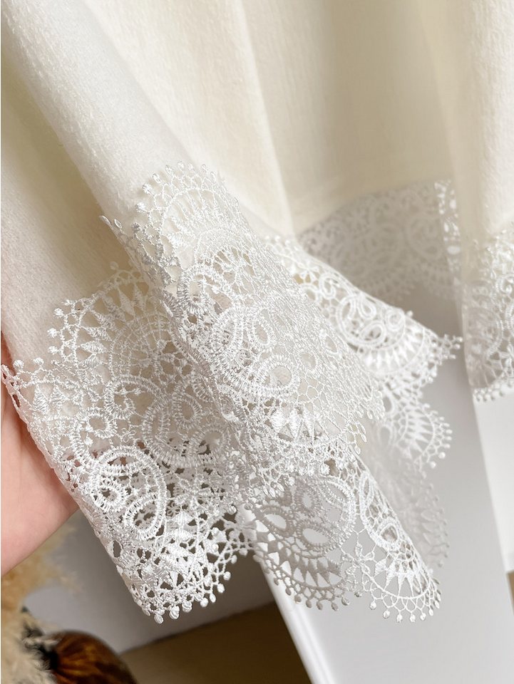 nsihing Strickjacke Große- Elegantes Spitzen-Tuch,für Hochzeiten, Dates und Pendeln – Bild 4 von 5