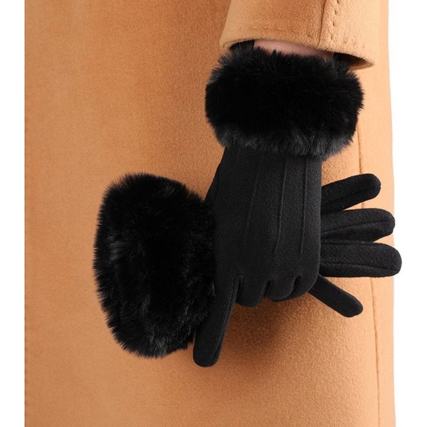 nsihing Thermohandschuhe Damen Winterhandschuhe, Warme Handschuhe aus Kaschmirimitat Gefüttert & Winddicht, Touchscreen Handschuhe für Outdoor & Fahrrad
