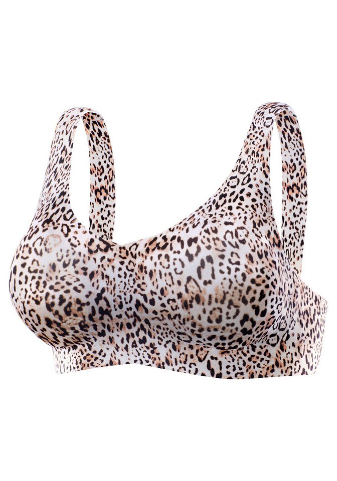 Nuance by Lascana Bralette-BH, BH ohne Bügel, Push-up-BH, Bralette SEAMLESS, mit herausnehmbaren Kissen, bequemer BH, große Größen – Bild 2 von 5