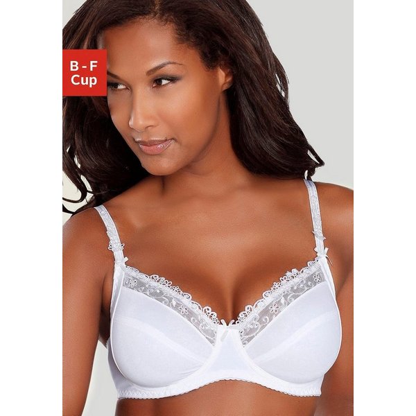 Nuance by Lascana Bügel-BH, Dirndl-BH mit wunderschöner Stickerei – auch ideal für große Größen