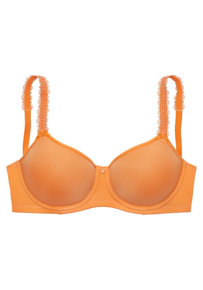 Nuance by Lascana Minimizer-BH, BH mit Bügel, mit seidiger Microfaser & leichten Spacer-Schalen mit Spitzenträgern, große Größen, bequemer BH – Bild 2 von 5