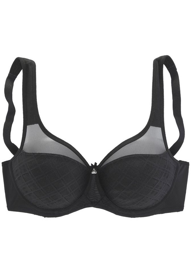Nuance by Lascana Minimizer-BH, BH mit Bügel, Spitzen-BH mit breiten Trägern – ideal für große Größen – Bild 2 von 5
