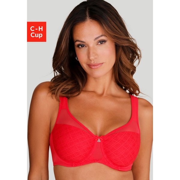 Nuance by Lascana Minimizer-BH, BH mit Bügel, Spitzen-BH mit breiten Trägern – ideal für große Größen