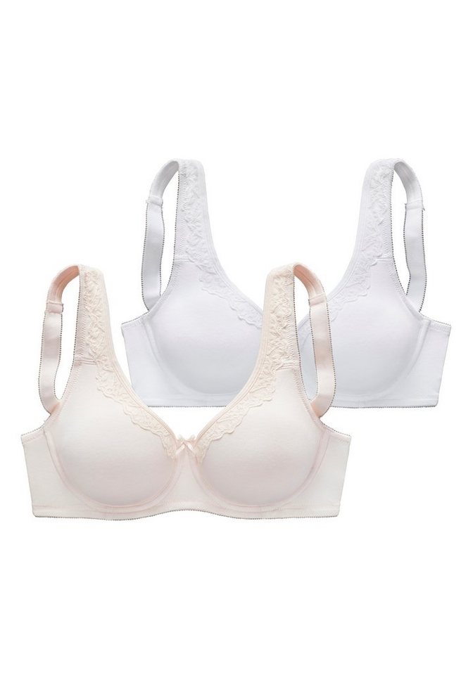 Nuance by Lascana Minimizer-BH (Packung, 2 Stück) mit Bügel, Baumwollqualität – Bild 2 von 5