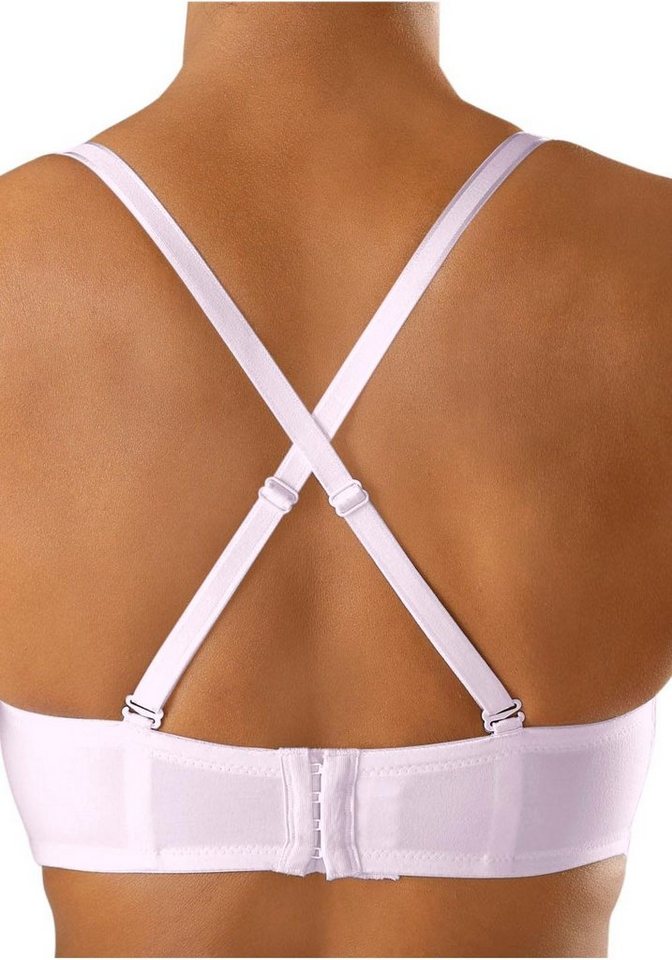 Nuance by Lascana Multiway-BH, Schalen-BH, BH mit Bügel, trägerloser BH, Dirndl-BH, BH ohne Träger, Push-up-BH, mit abnehmbaren Trägern – Bild 4 von 5