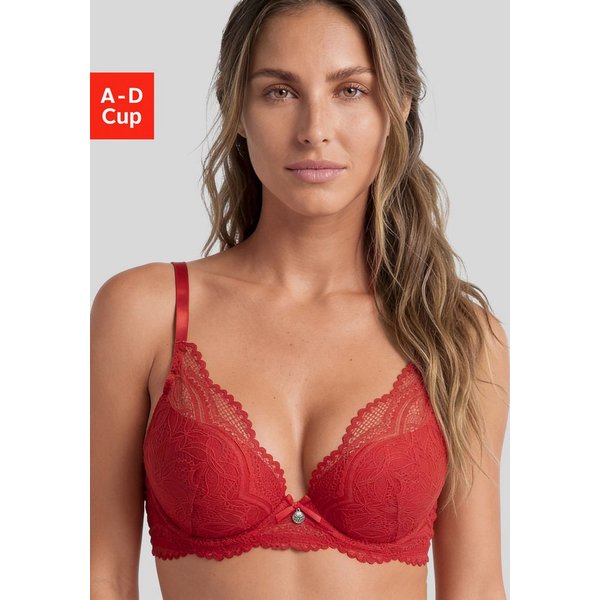 Nuance by Lascana Neckholder-BH, Push-up-BH, BH mit Bügel, Spitzen-BH, Vivianna als Dessous-Set kombinierbar, mit 2 Tragevarianten, sexy Dessous