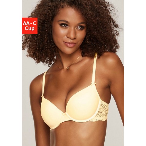 Nuance by Lascana Schalen-BH, BH mit Bügel, mit Spitzenrücken & nahtlosen Schalen als Dessous-Set kombinierbar, sexy Dessous, sexy Unterwäsche