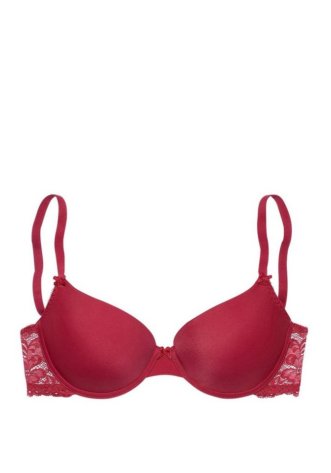 Nuance by Lascana Schalen-BH, BH mit Bügel, mit Spitzenrücken & nahtlosen Schalen als Dessous-Set kombinierbar, sexy Dessous, sexy Unterwäsche – Bild 2 von 5