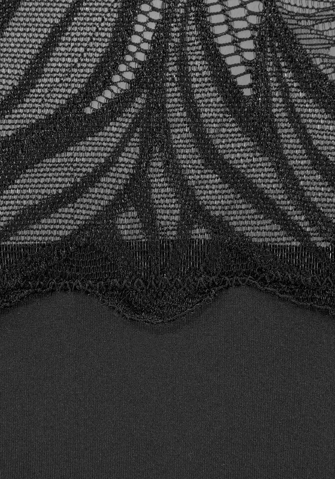 Nuance by Lascana Slip, Taillenslip, High-Waist-Slip, als Dessous-Set kombinierbar aus schöner Spitze mit hohem Bund – Bild 4 von 5