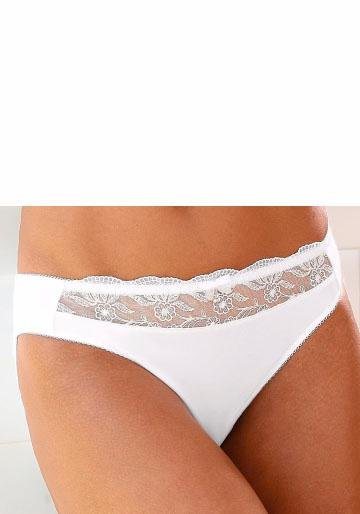 Nuance by Lascana Slip (Packung, 2 Stück) mit schöner Stickereispitze, als Dessous-Set kombinierbar – Bild 4 von 5
