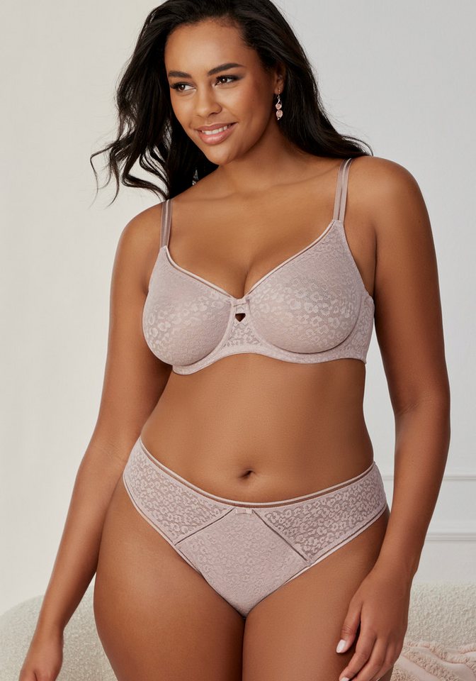 Nuance by Lascana String aus Allover-Jacquardspitze im angesagten Leo-Look – Bild 4 von 5