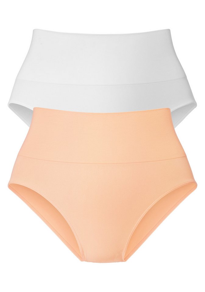 Nuance by Lascana Taillenslip, Bauch-weg-Slip, Shaping Slip (Packung, 2-St) seamless, ohne Nähte, mit leichtem Shaping Effekt – Bild 2 von 5
