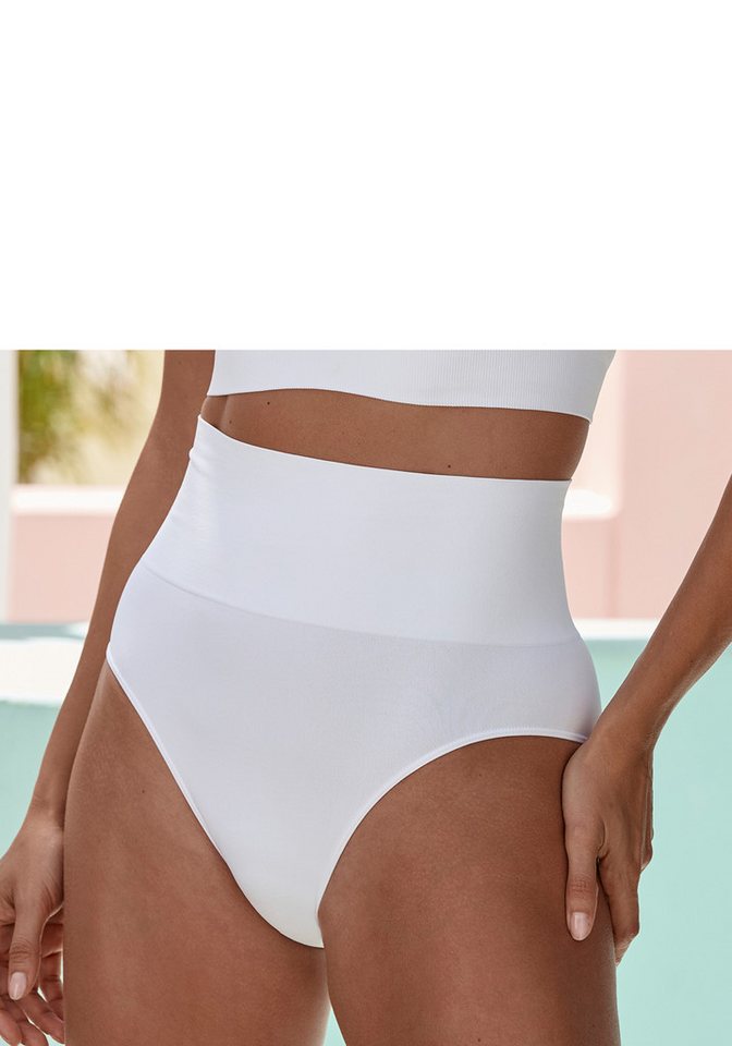 Nuance by Lascana Taillenslip, Bauch-weg-Slip, Shaping Slip (Packung, 2-St) seamless, ohne Nähte, mit leichtem Shaping Effekt – Bild 4 von 5