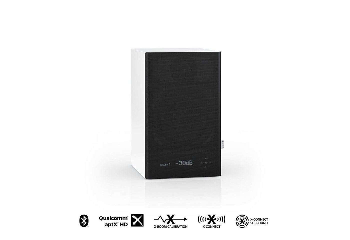 Nubert nuPro XS-3000 RC Regal-Lautsprecher (Bluetooth, SBC, AAC, aptXTM HD, aptXTM Low Latency, X-Connect, X-Connect Surround, 300 W, Aktivlautsprecher, 2-Wege, – Bild 2 von 5