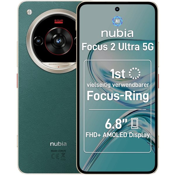 Nubia nubia Focus 2 Ultra 5G Smartphone (17,06 cm/6,72 Zoll, 512 GB Speicherplatz, 50 MP Kamera)