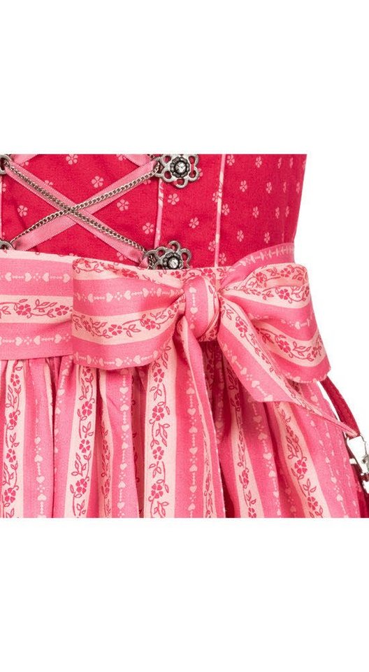 Nübler Dirndl Kinderdirndl Diana in Beere, 3-teiliges Set - Rocklänge knielang (Dirndl Set DIANA, Dirndl Kleid mit Bluse und Schürze) Kinder Tracht im bayerisch – Bild 5 von 5