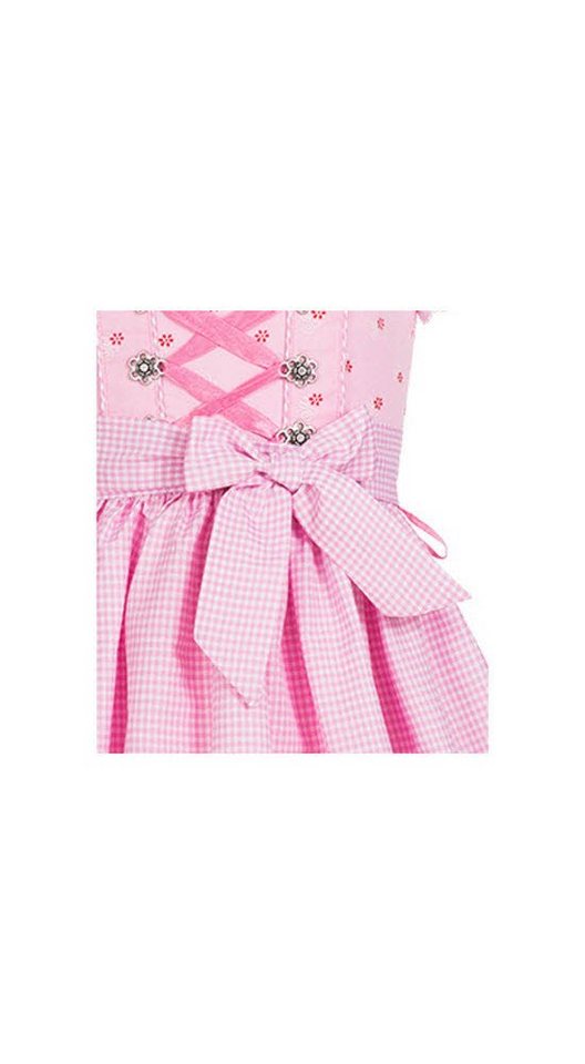Nübler Dirndl Kinderdirndl Linda in Rosa, 3-teiliges Set - Rocklänge knielang (Dirndl Set LINDA, Dirndl Kleid mit Bluse und Schürze) Kinder Tracht im bayerische – Bild 5 von 5