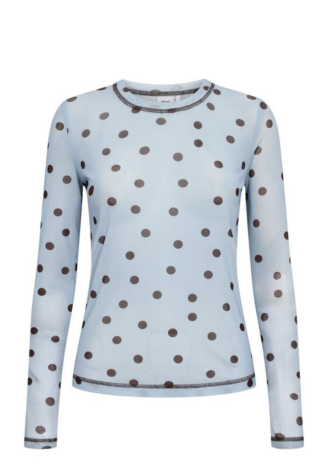 nümph Langarmshirt NUSINE MESH BLOUSE – Bild 2 von 5