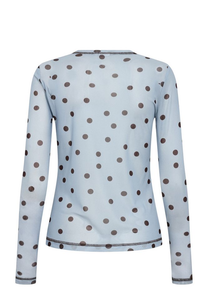 nümph Langarmshirt NUSINE MESH BLOUSE – Bild 3 von 5