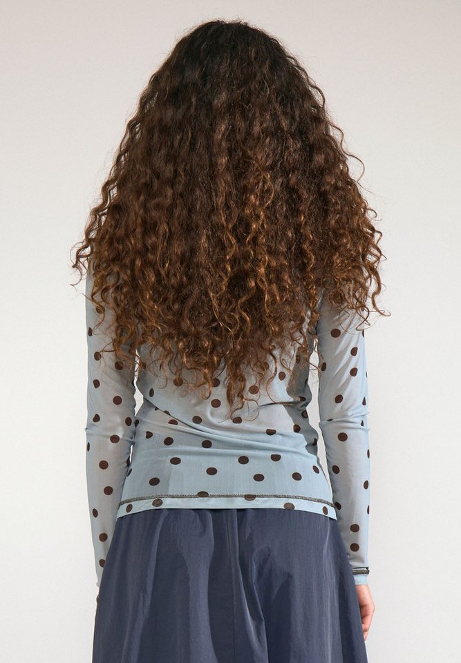 nümph Langarmshirt NUSINE MESH BLOUSE – Bild 5 von 5