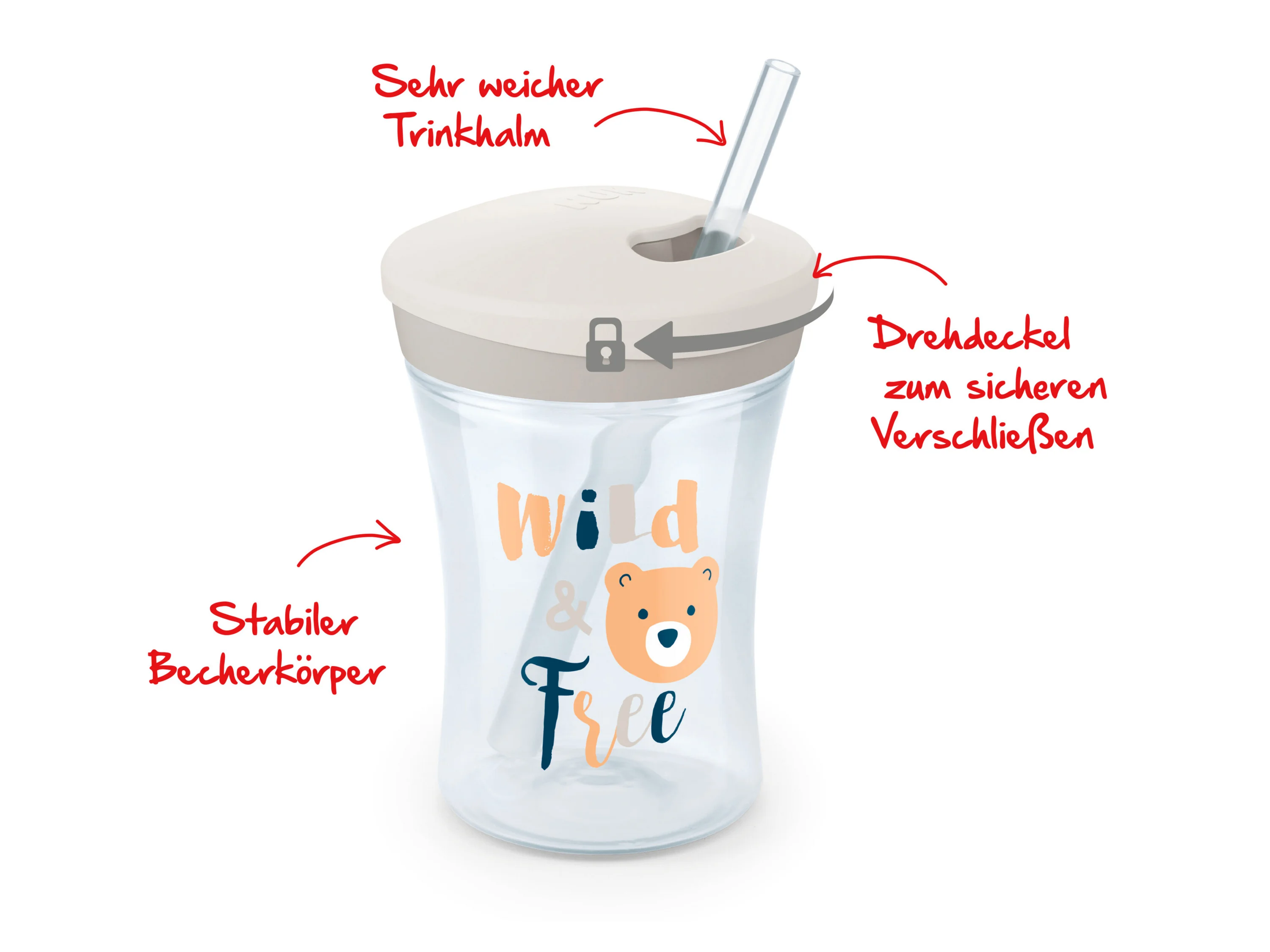 NUK Action Cup (Grün) – Bild 4 von 4
