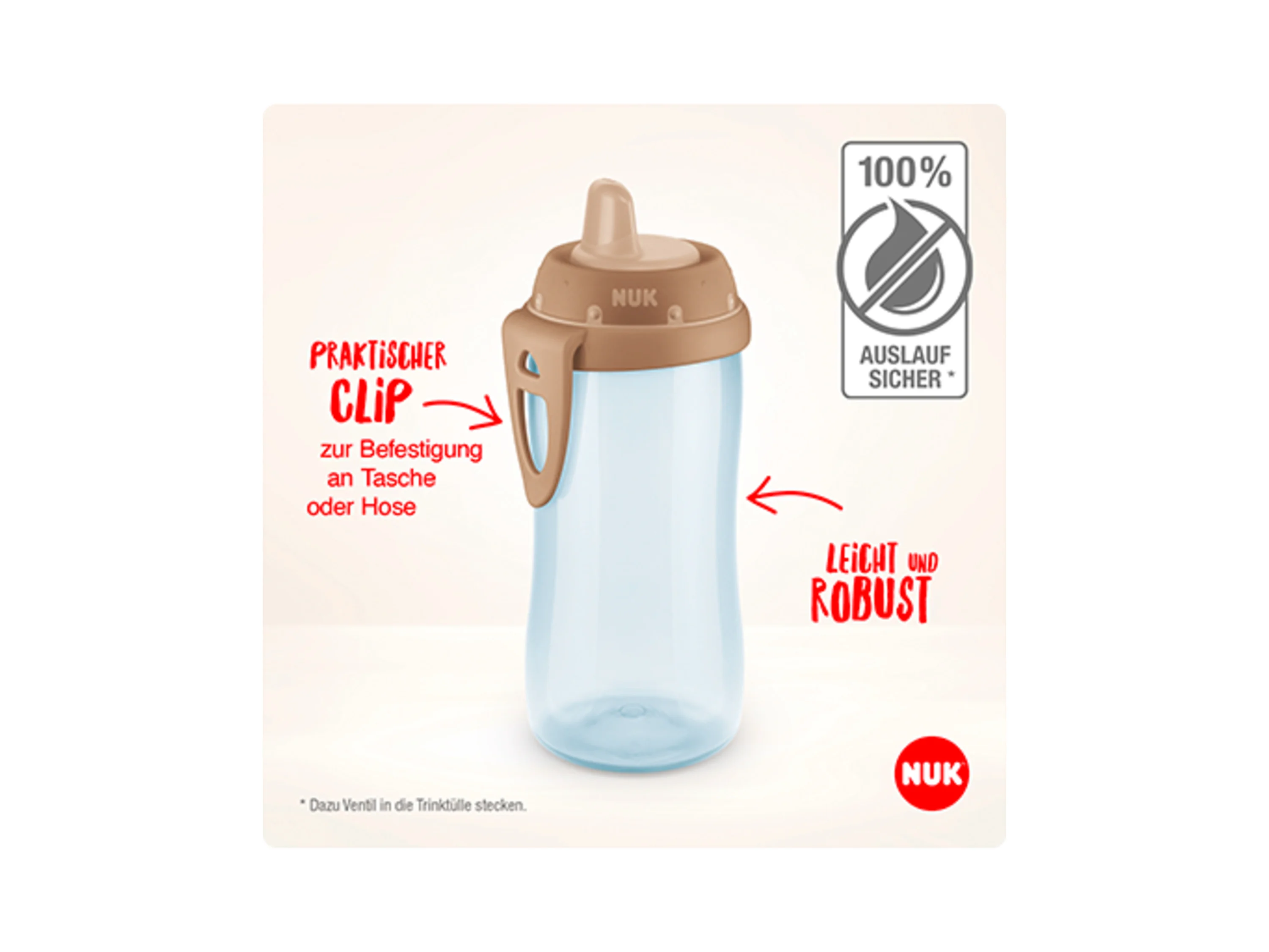 NUK Kiddy Cup (Gelb) – Bild 2 von 3
