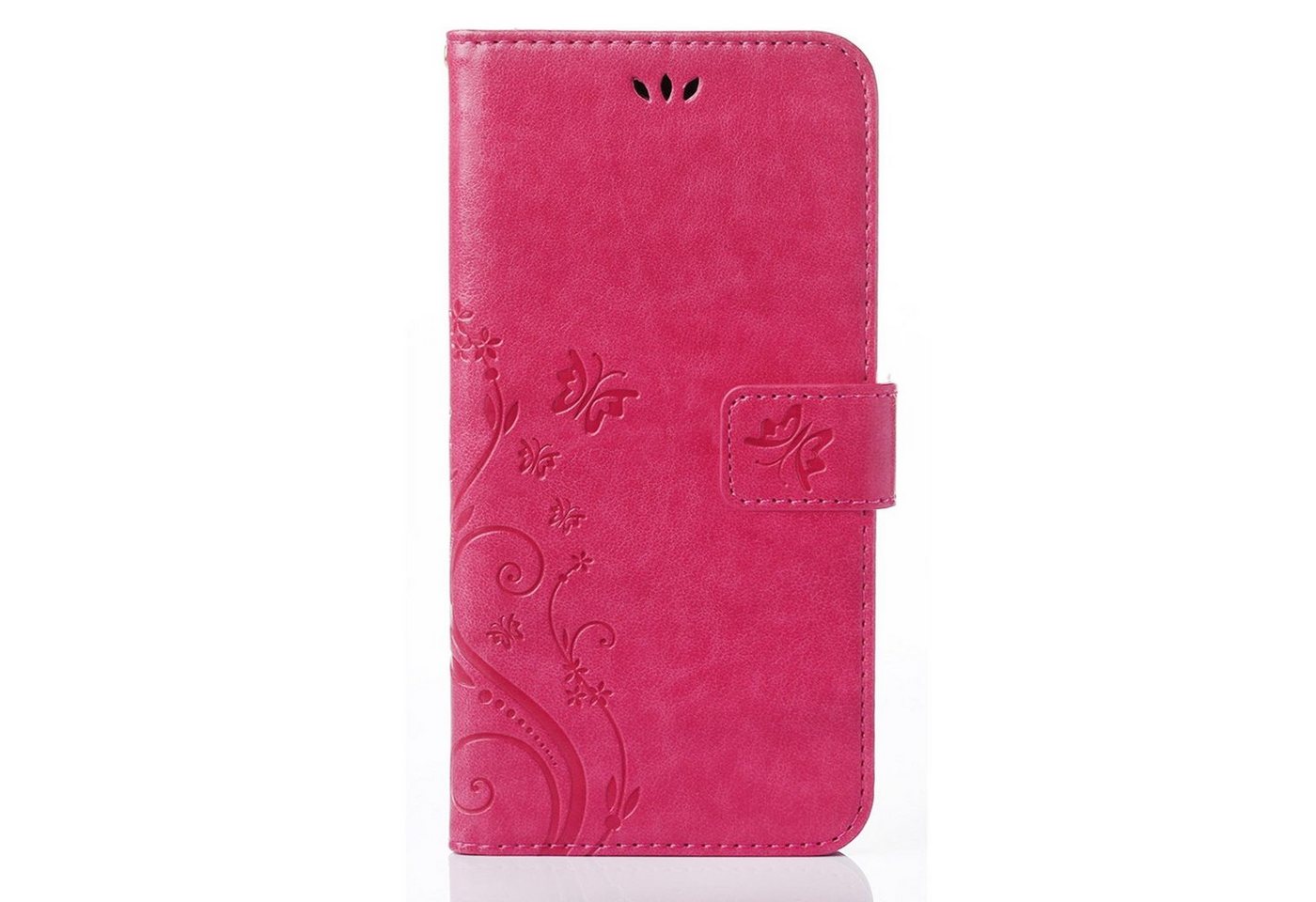 Numerva Handyhülle Bookstyle Flower Handytasche Schutzhülle für Samsung Galaxy A51, Klapphülle Flip Cover mit Blumenmuster – Bild 2 von 5