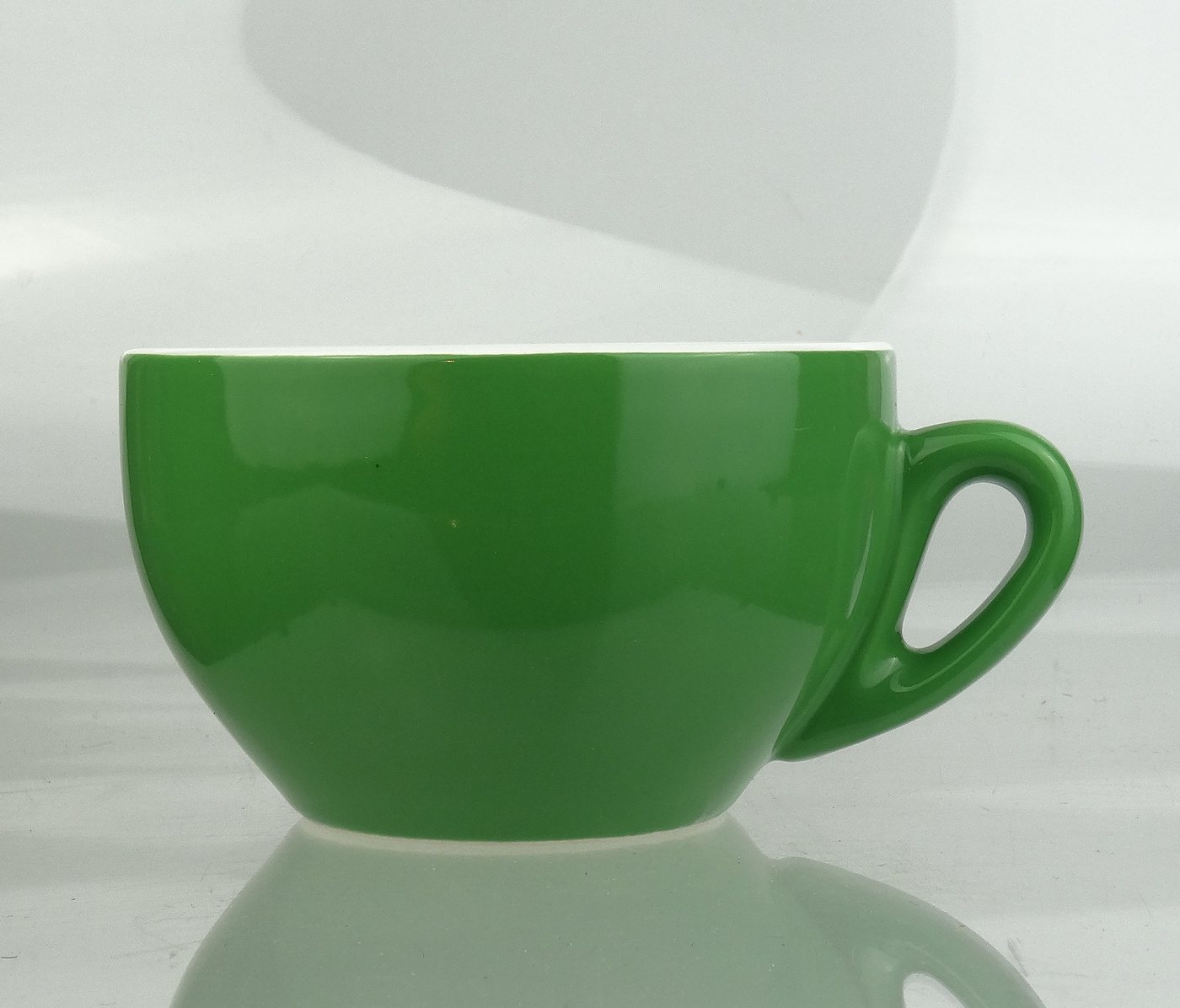 Nuova Point Cappuccinotasse dickwandig, grün, max 200 ml, 2-tlg., Porzellan – Bild 2 von 4