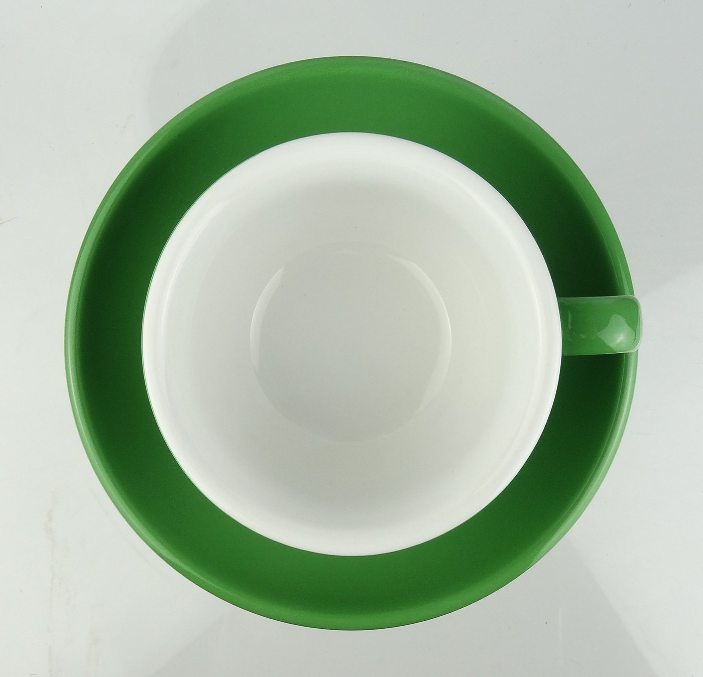 Nuova Point Cappuccinotasse dickwandig, grün, max 200 ml, 2-tlg., Porzellan – Bild 4 von 4